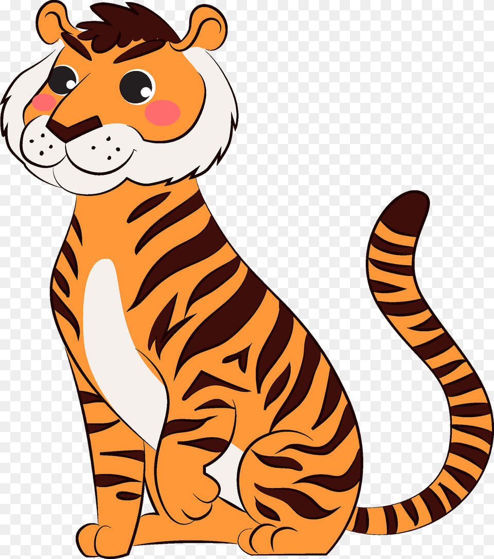 Tiger Clipart, Baby, Person, Face, Head Png Image