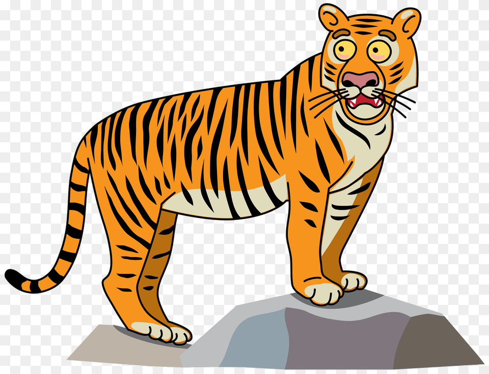 Tiger Clipart, Animal, Mammal, Wildlife, Panther Png Image