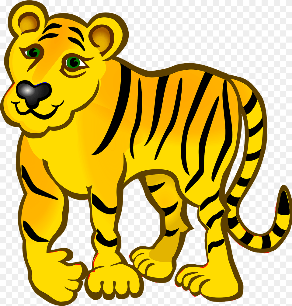 Tiger Clipart, Animal, Lion, Mammal, Wildlife Png