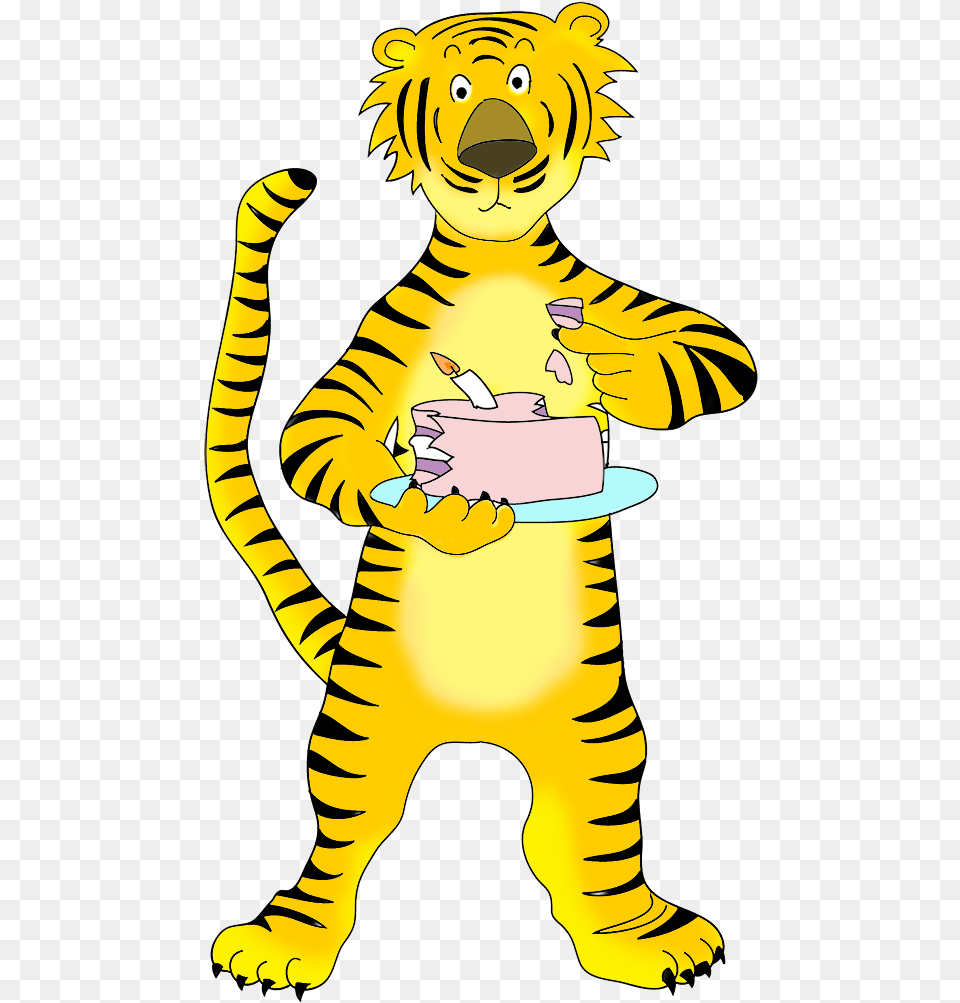 Tiger Clipart Tiger Eating Clipart, Baby, Person, Face, Head Png Image