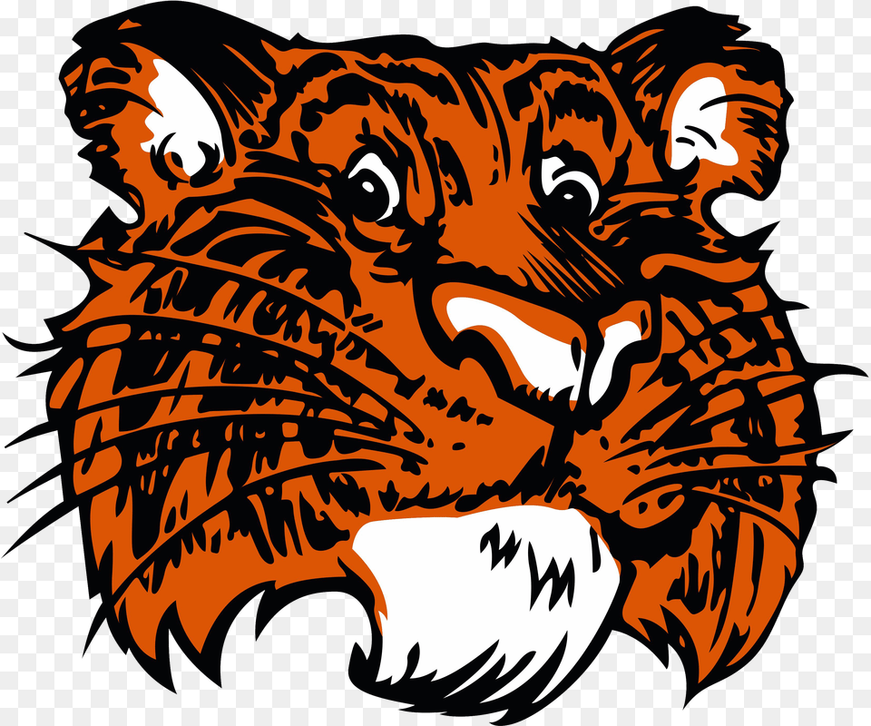 Tiger Coming Out Of Basketball Clipart Freeuse Browerville High School Minnesota, Animal, Mammal, Wildlife Free Png Download