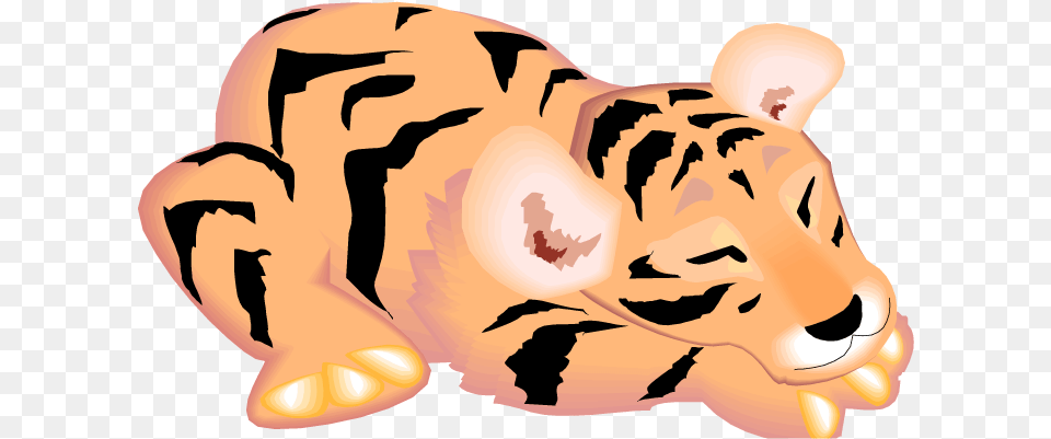 Tiger Cub, Baby, Person, Face, Head Free Png Download