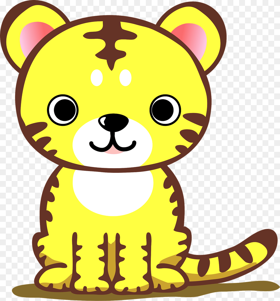 Tiger Cub Clipart, Baby, Person, Face, Head Free Png Download