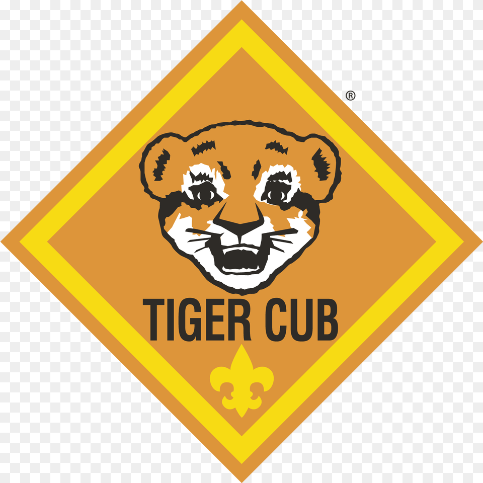 Tiger Cub Scout Logo Lion Cub Scout Logo 1469x1469 Tiger Cub Scout, Sign, Symbol, Badge, Sticker Free Transparent Png