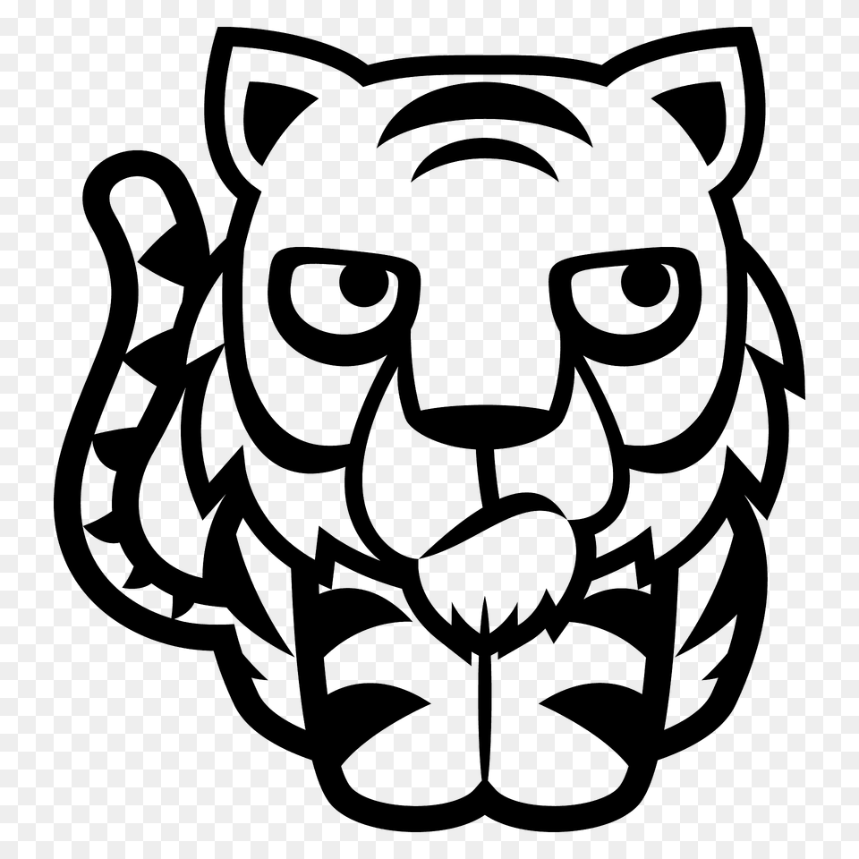 Tiger Emoji Clipart, Art, Animal, Mammal, Wildlife Free Transparent Png