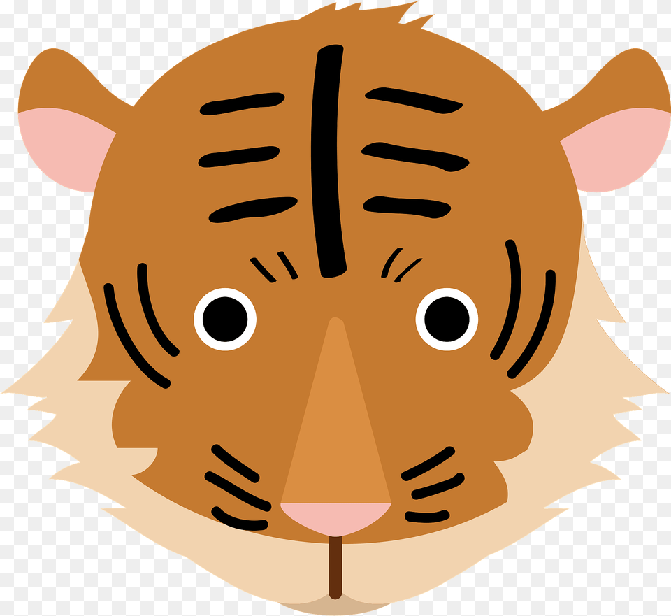 Tiger Face Clipart, Baby, Person, Animal, Mammal Free Png
