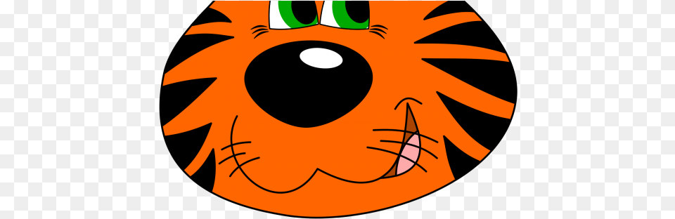 Tiger Face Clipart Tiger Face Clip Art Cartoon, Animal, Fish, Sea Life, Shark Free Png Download