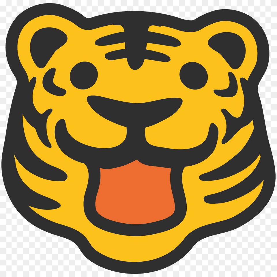 Tiger Face Emoji Clipart, Logo, Symbol, Badge, Baby Free Png