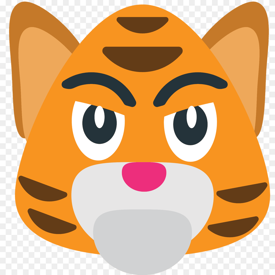 Tiger Face Emoji Clipart, Plush, Toy, Animal, Fish Png Image
