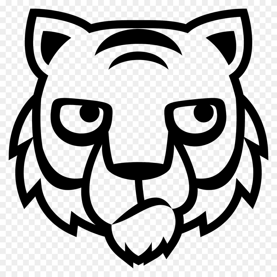 Tiger Face Emoji Clipart, Person, Electronics, Hardware, Art Png