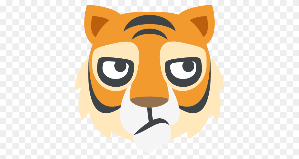 Tiger Face Emoji Vector Icon Vector Logos Art, Animal, Bear, Mammal, Wildlife Free Png Download