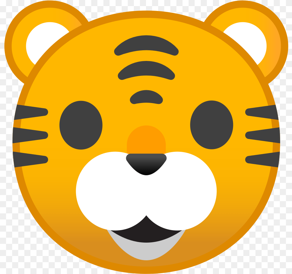 Tiger Face Icon Noto Emoji Animals Nature Iconset Google Emoji Tigre, Baby, Person, Head Png Image