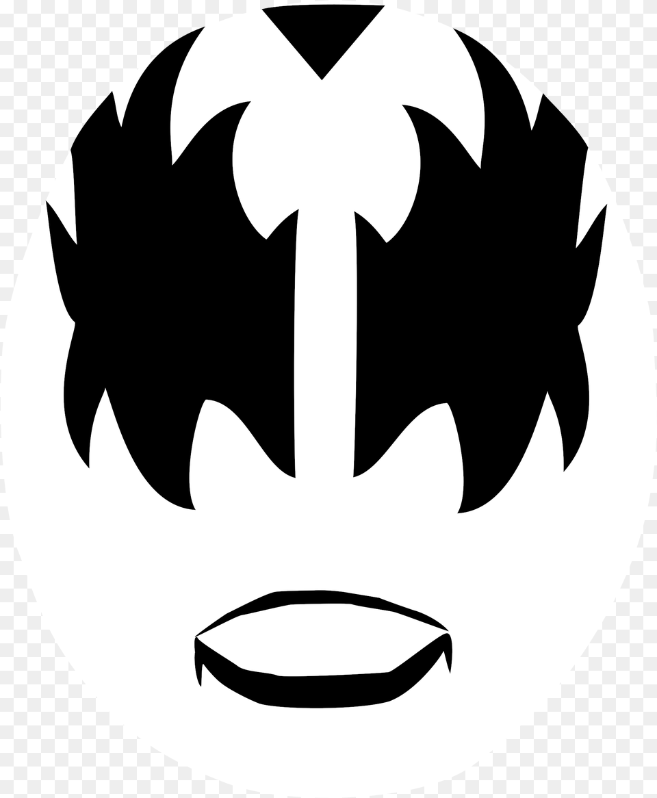 Tiger Face Stencil 21 Buy Clip Art Kiss Band Members Makeup, Logo, Symbol, Batman Logo Free Png