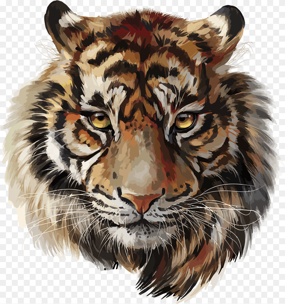 Tiger For Photoshop Tiger Sticker, Animal, Bird, Mammal, Wildlife Free Png