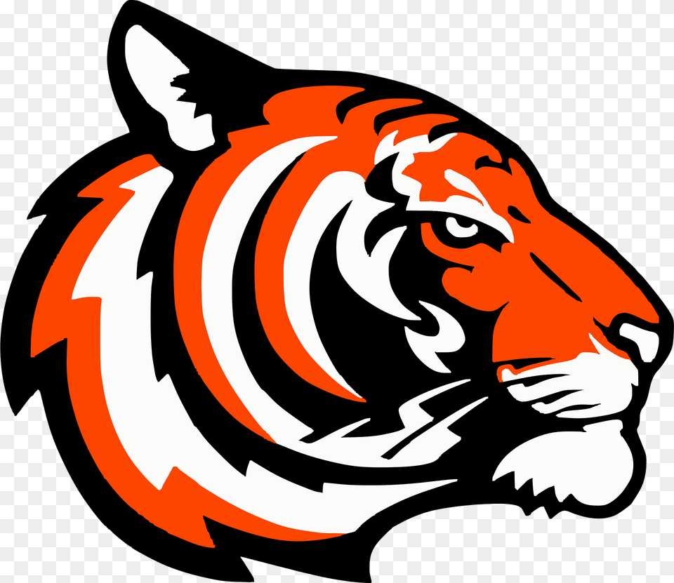 Tiger Head Logo Clipart, Animal, Mammal, Wildlife Png