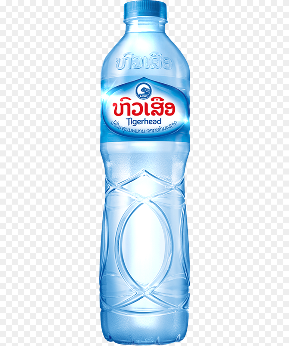 Tiger Head Water Laos, Beverage, Bottle, Mineral Water, Water Bottle Free Png Download