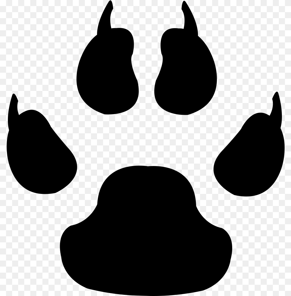 Tiger Leopard Coyote Cat Gray Wolf Wolf Paw Print Vector Png Image