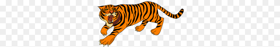 Tiger Mascot Clipart, Animal, Mammal, Wildlife Free Transparent Png