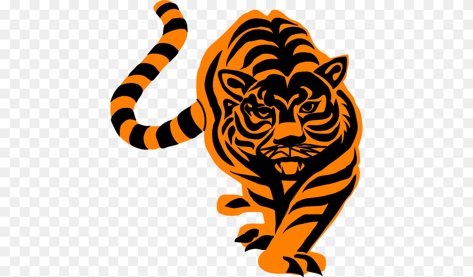 Tiger Paw Clip Art Tigers Mascot In Color Our Products Mascot, Animal, Mammal, Wildlife Free Transparent Png