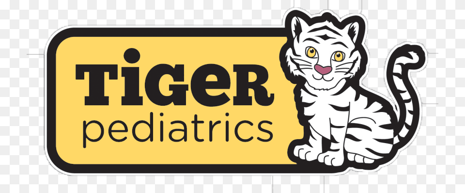 Tiger Paw Clipart Tiger Pediatrics Pediatricians In Tiger Pediatrics Logo, Sticker, Bus Stop, Outdoors, Animal Png