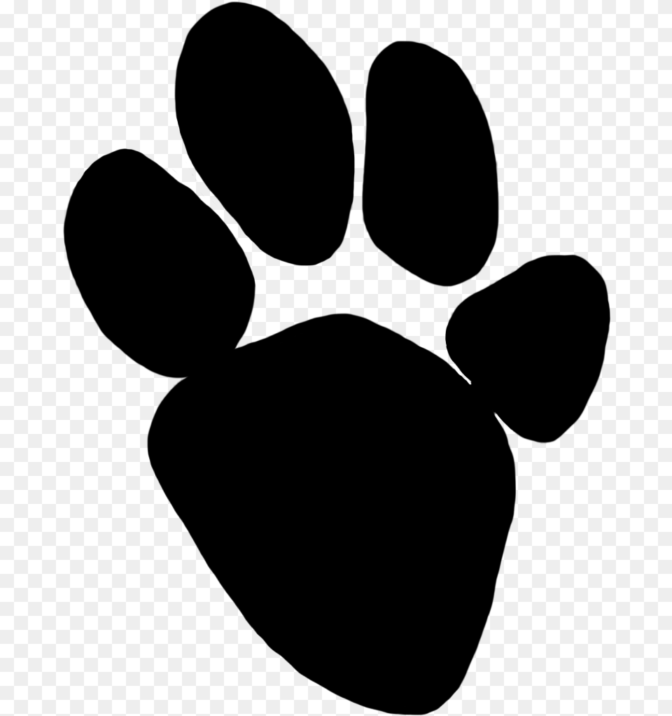 Tiger Paw Hyena Animal Track Clip Art Tiger, Accessories, Formal Wear, Tie, Silhouette Free Png