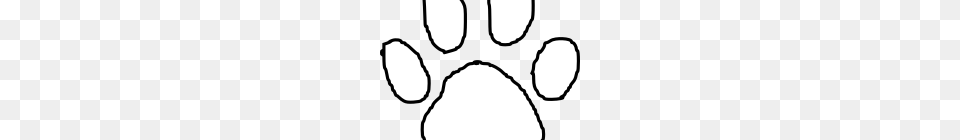 Tiger Paw Print Outline Clipart Download, Person Free Png