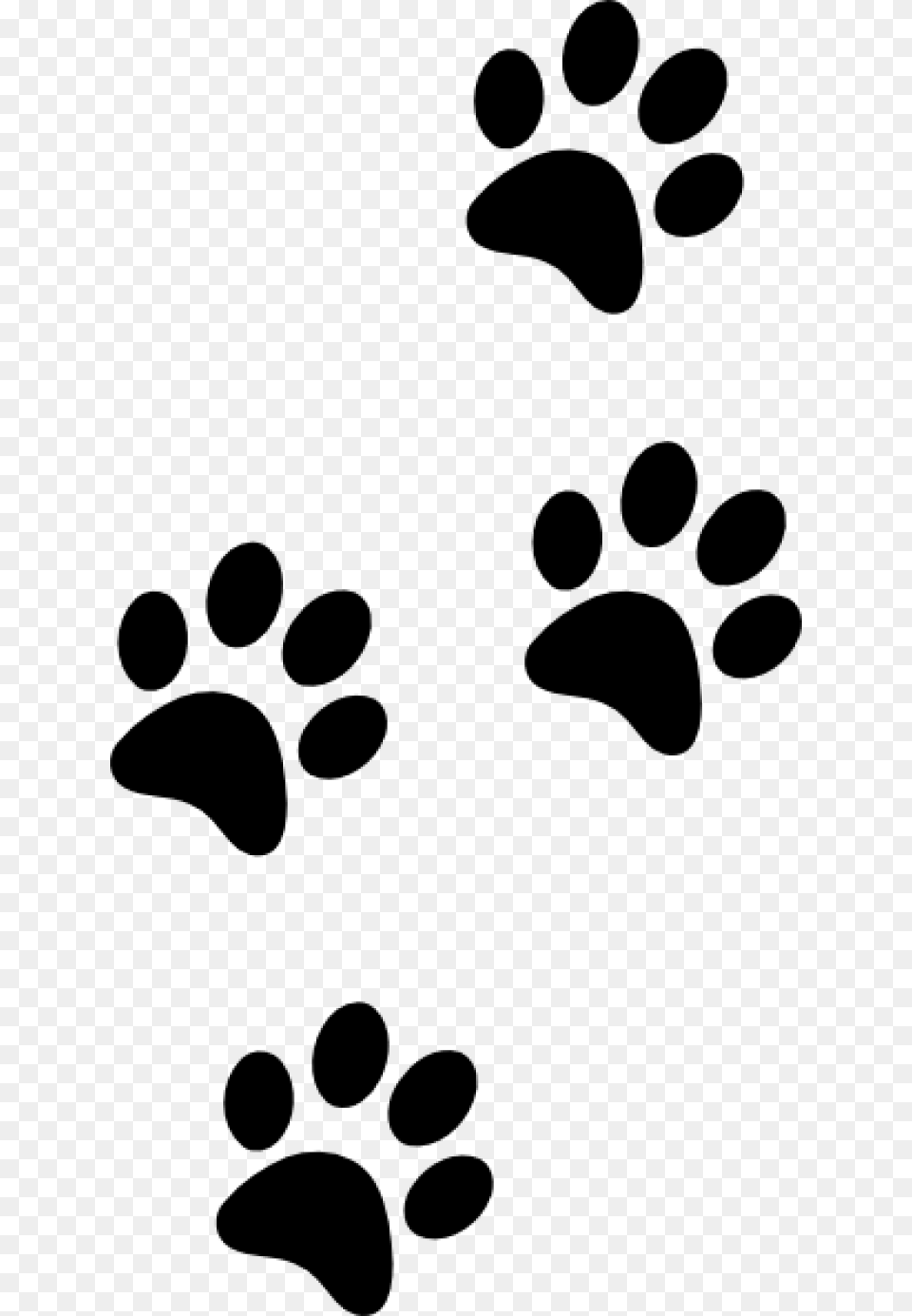 Tiger Paws Clip Art, Gray Free Png Download