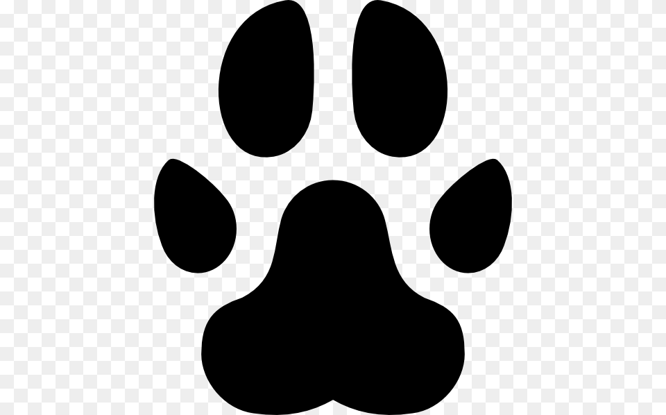 Tiger Pug Mark Clipart, Stencil, Silhouette Png