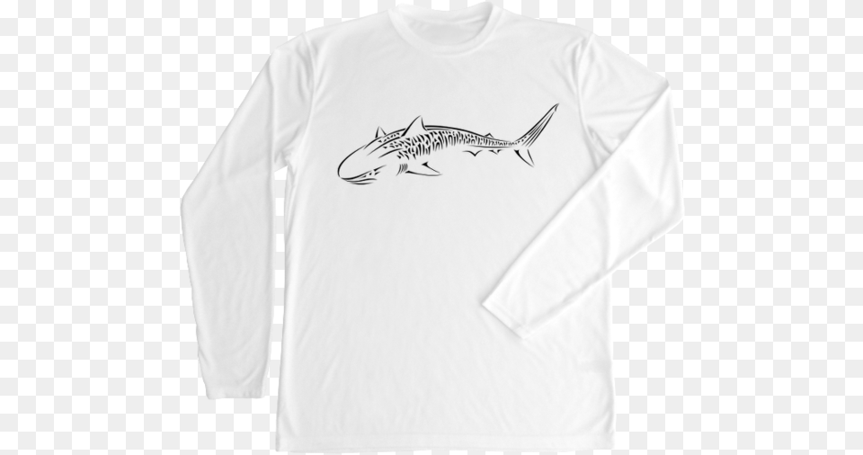 Tiger Shark, Clothing, Long Sleeve, Sleeve, T-shirt Png