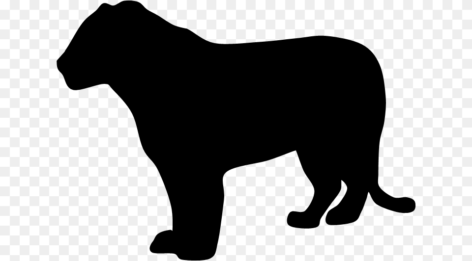 Tiger Silhouette Silhouette Of A Tiger No Background, Animal, Person, Mammal, Clothing Free Png