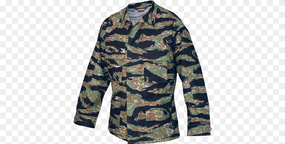 Tiger Stripe Camo Truspec, Clothing, Long Sleeve, Military, Military Uniform Free Png Download