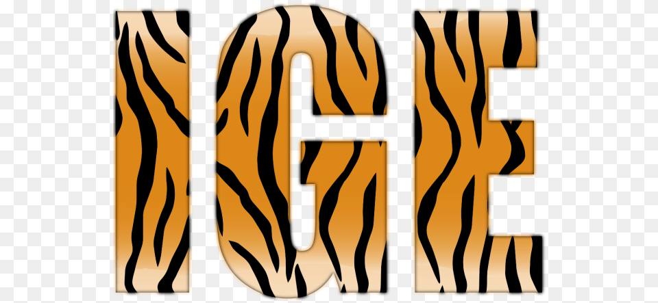 Tiger Stripe Font Tiger Text, Art, Modern Art, Fire, Flame Free Png Download
