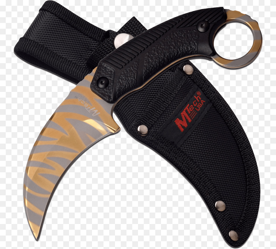 Tiger Stripe Knife, Blade, Dagger, Weapon, Gun Png