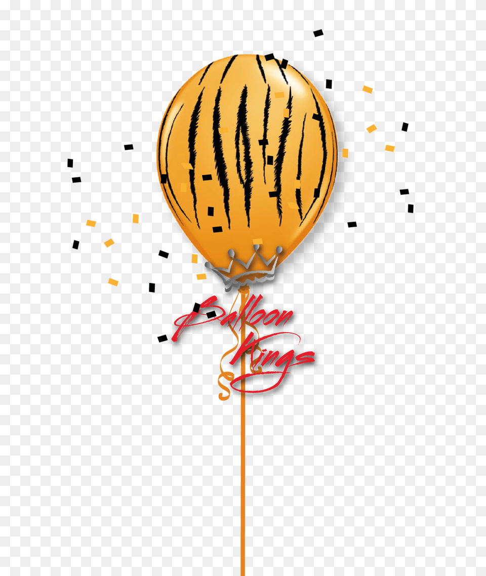 Tiger Stripes, Balloon, Aircraft, Transportation, Vehicle Png