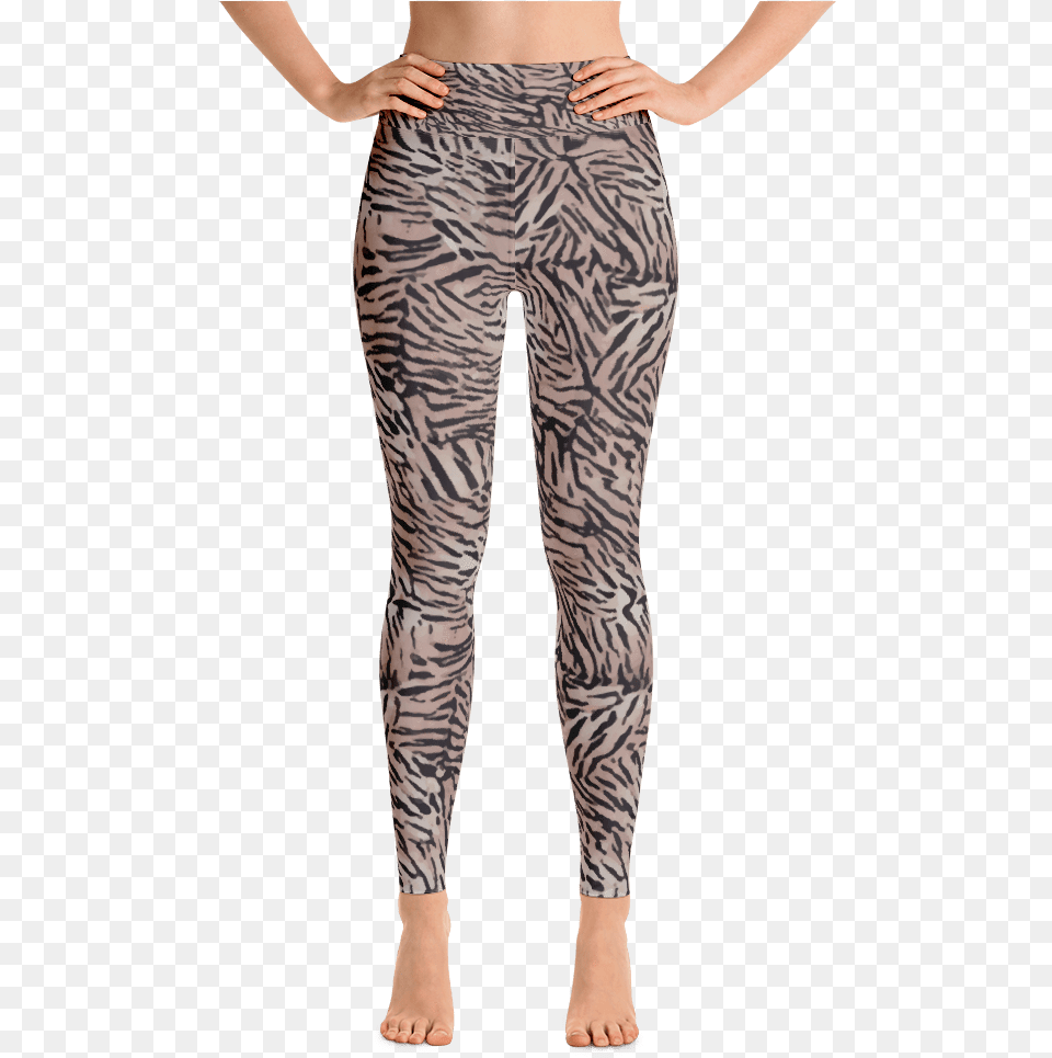 Tiger Stripes High Waist Thanksgiving Leggings, Clothing, Hosiery, Pants, Tights Png Image
