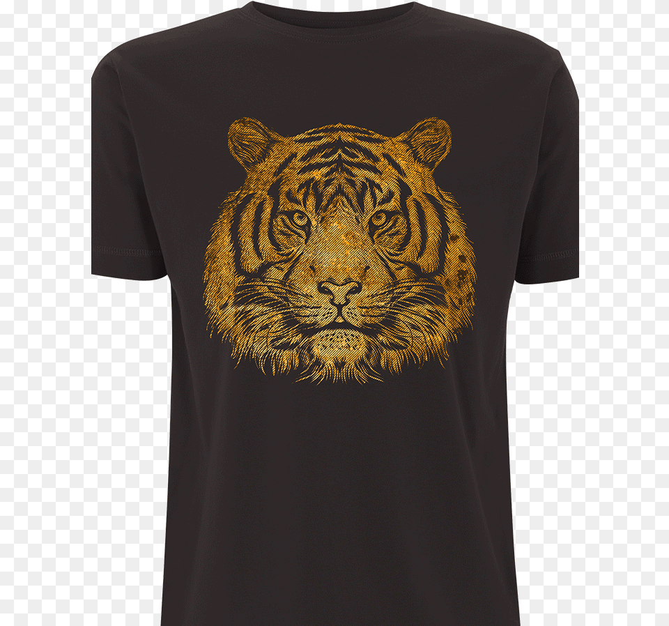 Tiger T Shirt, Clothing, T-shirt, Wildlife, Animal Free Png Download