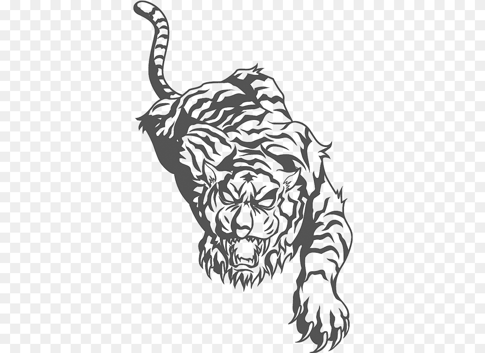 Tiger Tattoo, Stencil, Art, Drawing, Electronics Png