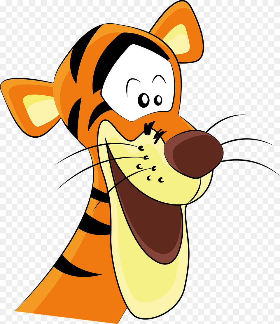 Tiger Tigger Comic Free Picture Tigger, Baby, Person, Face, Head Png