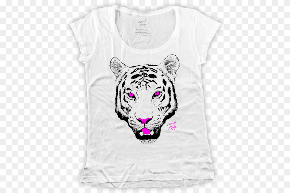 Tiger Tunic Tiger, Clothing, T-shirt, Animal, Mammal Free Png Download