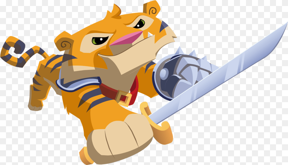 Tiger U2014 Animal Jam Archives Cartoon Sword, Weapon, Blade, Dagger, Knife Png