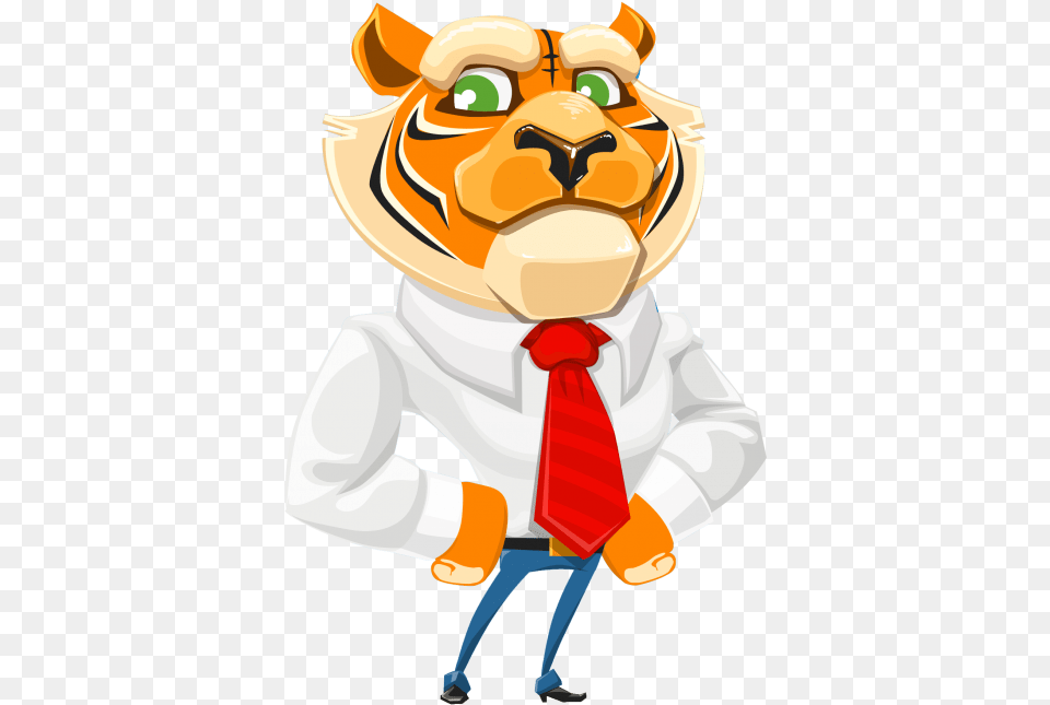 Tiger Vector Transparent Tiger Vector Transparent Background, Accessories, Formal Wear, Tie, Necktie Png Image