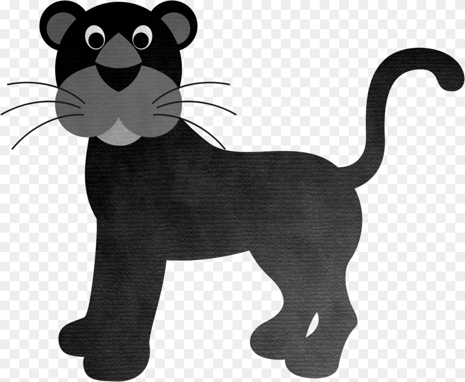 Tiger Whiskers Lion Black Panther Dibujo De Una Pantera Negra Animada, Animal, Mammal, Wildlife Free Transparent Png