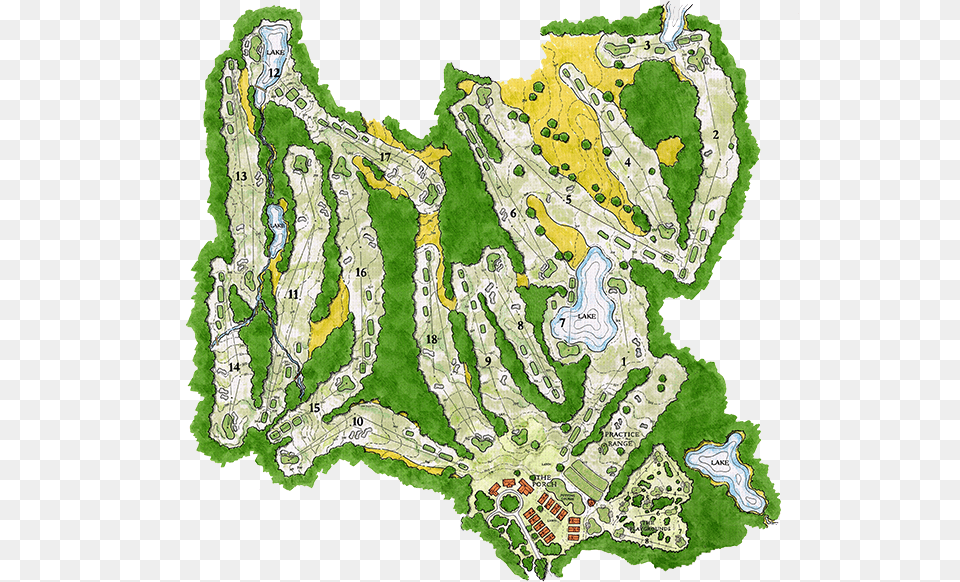 Tiger Woods Bluejack National Bluejack National Course Layout, Chart, Plot, Neighborhood, Map Free Png