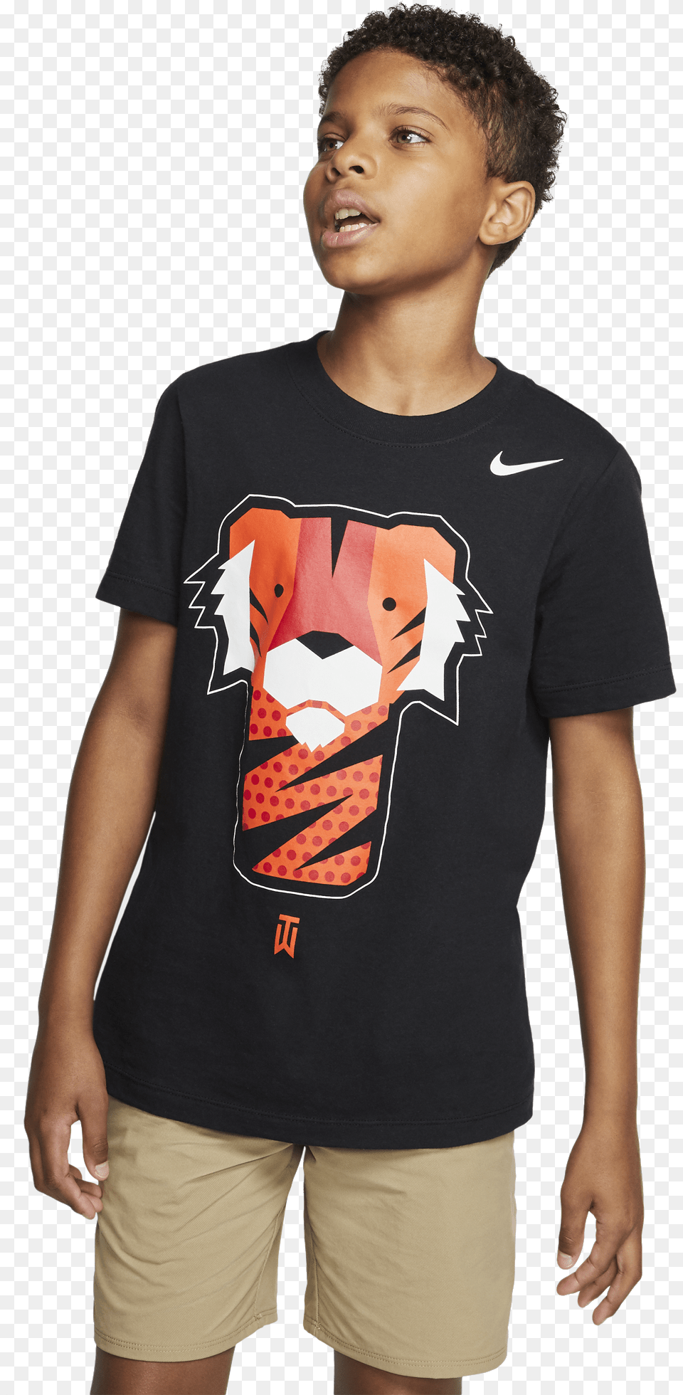 Tiger Woods Nike Frank Shirt, Clothing, T-shirt, Shorts, Boy Free Png Download