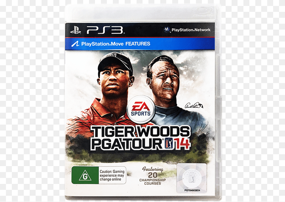 Tiger Woods Pga Tour 14 Playstation 3 Ps3 Ea Sports Tiger Woods Pga Tour 14 Playstation, Poster, Hat, Clothing, Cap Free Transparent Png