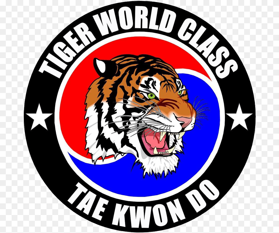 Tiger World Class Tae Kwon Do Amp Family Martial Arts Assateague Island National Seashore T Shirts, Logo, Animal, Mammal, Wildlife Free Png