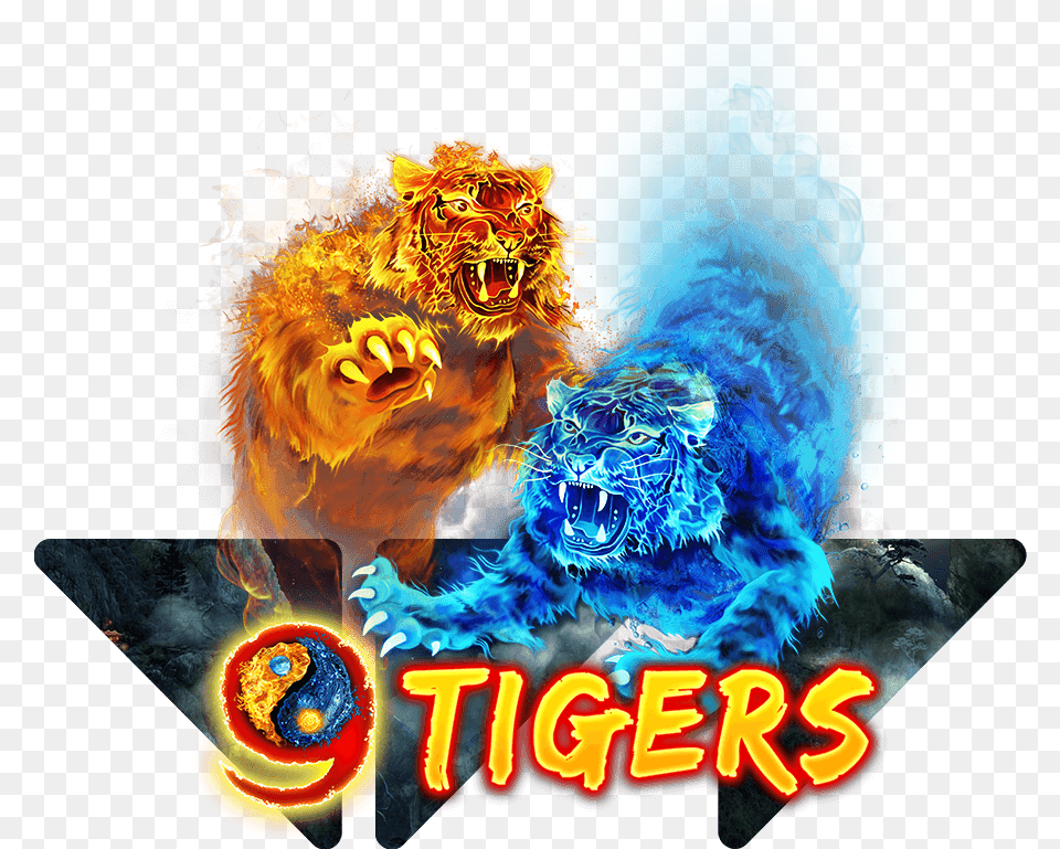 Tigers 9 Tigers Wazdan, Animal, Lion, Mammal, Wildlife Free Png Download