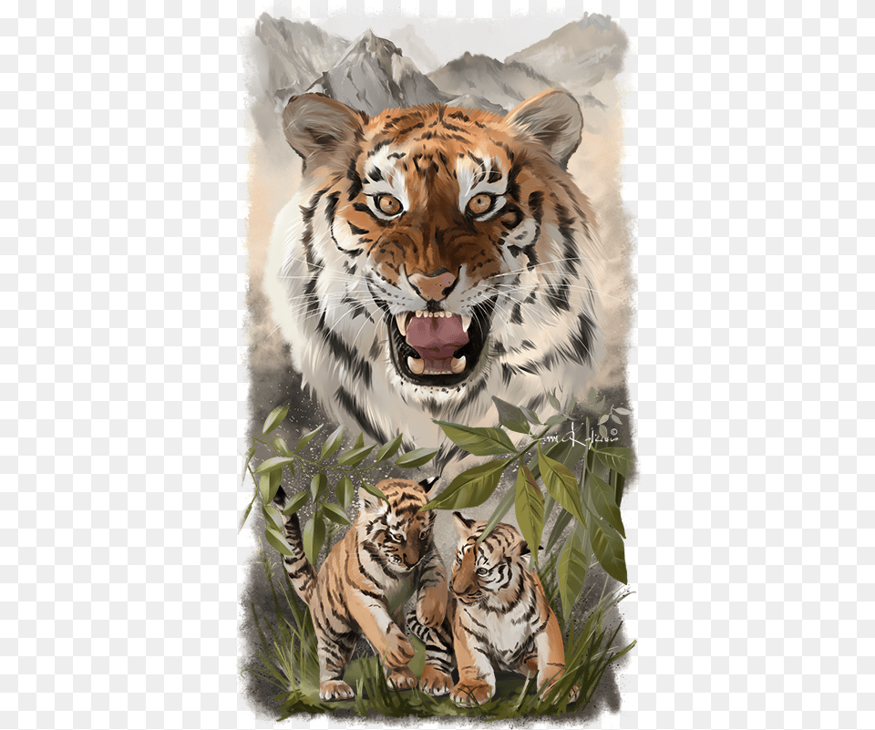 Tigers By Kajenna Top Trumps Deadliest Predators, Animal, Mammal, Tiger, Wildlife Png Image
