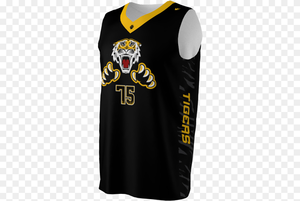 Tigers Custom Dye Sublimated Basketball Uniform Crest, Clothing, Shirt, Jersey, Can Png