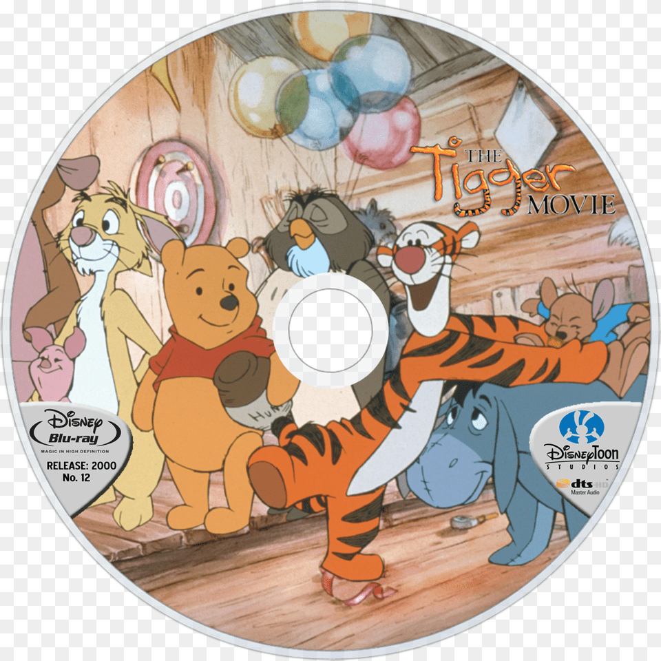 Tigger, Disk, Dvd, Animal, Bear Free Transparent Png